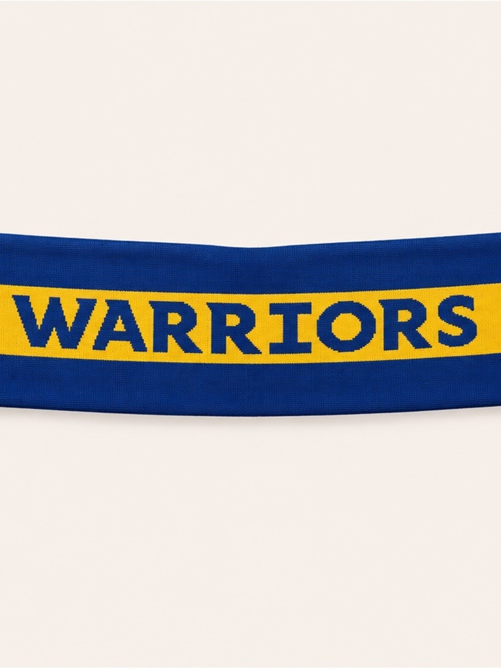 Golden State Warriors FOCO Knit Scarf Blue Gold NBA Fan Scarf 29” Long